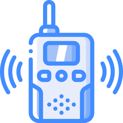 walkie Basic Miscellany Blue Ícone