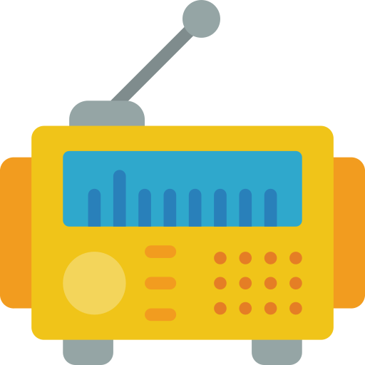 rádio Basic Miscellany Flat Ícone