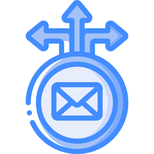 eメール Basic Miscellany Blue icon