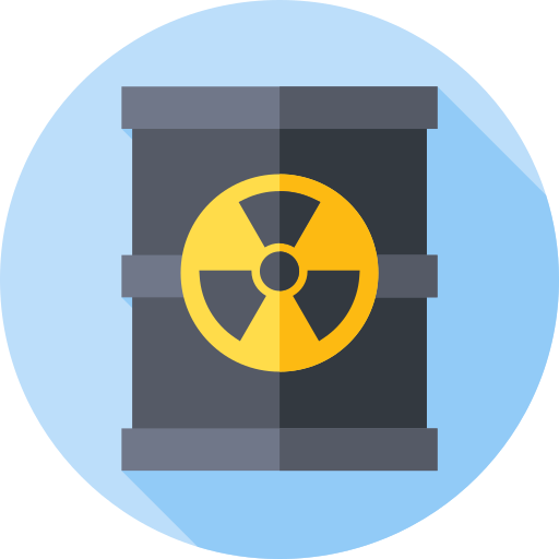 nucleair Flat Circular Flat icoon