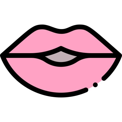 Lips Detailed Rounded Lineal color icon