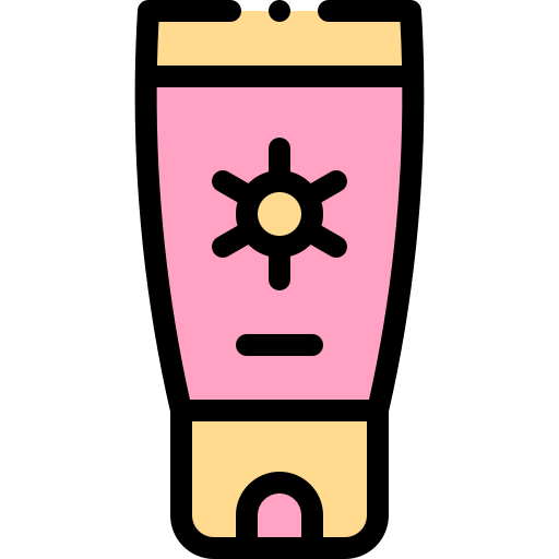Солнцезащитный крем Detailed Rounded Lineal color иконка