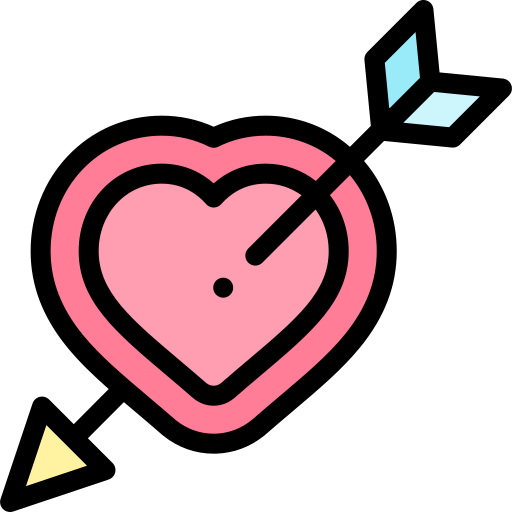 Heart Detailed Rounded Lineal color icon