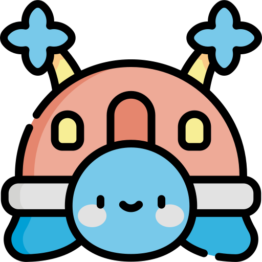 Turtle Kawaii Lineal color icon