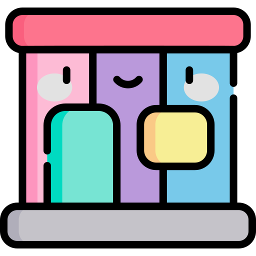 Container Kawaii Lineal color icon