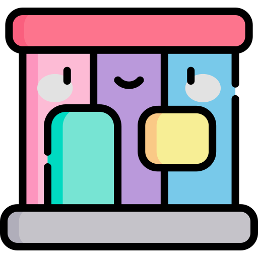 컨테이너 Kawaii Lineal color icon