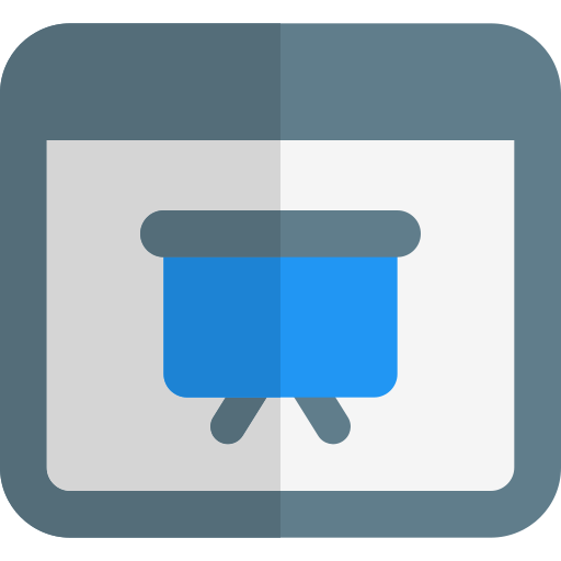 Business presentation Pixel Perfect Flat icon
