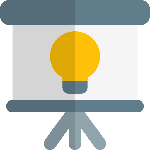 idea creativa Pixel Perfect Flat icono