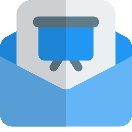 Open envelope Pixel Perfect Flat icon