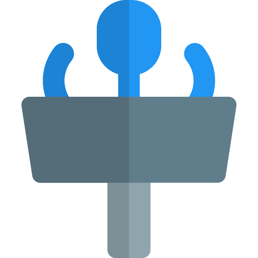 podium Pixel Perfect Flat icoon
