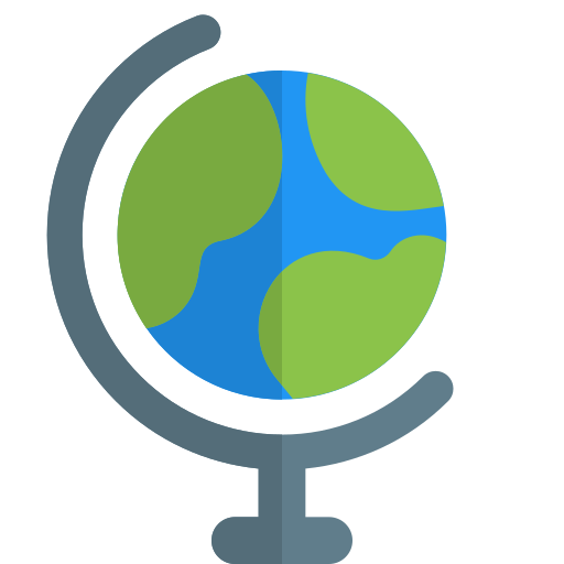 Globe Pixel Perfect Flat icon
