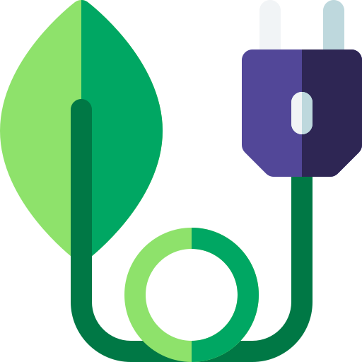 グリーンエネルギー Basic Rounded Flat icon