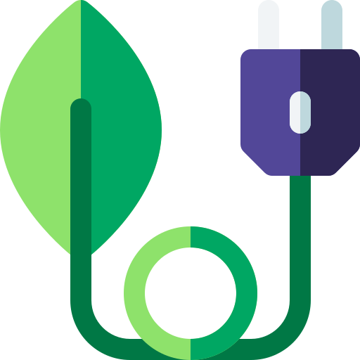 Green energy Basic Rounded Flat icon