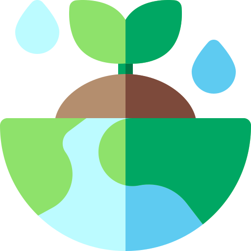 ecología Basic Rounded Flat icono