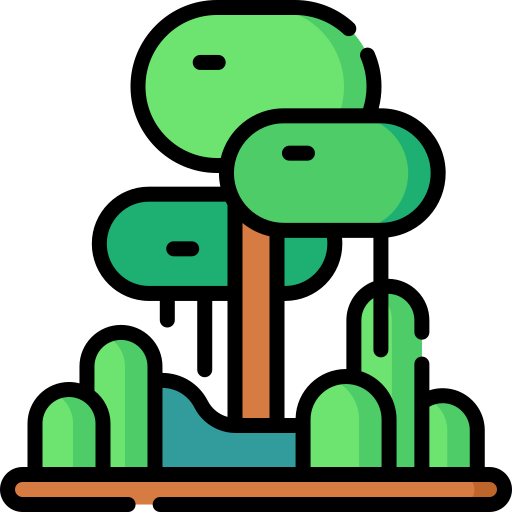 Rainforest Special Lineal color icon