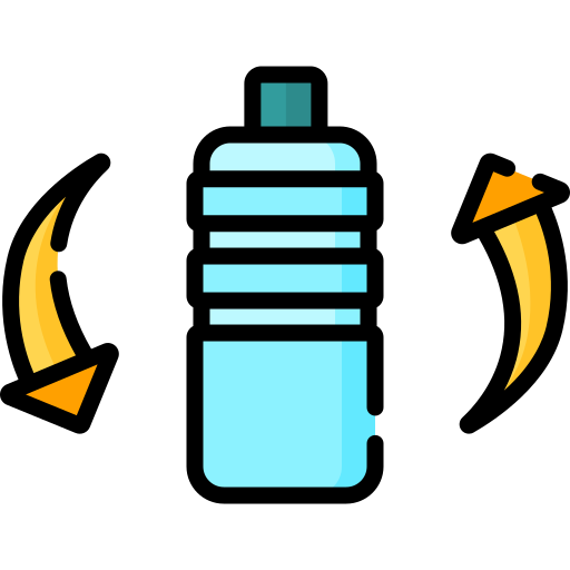 botella de plástico Special Lineal color icono