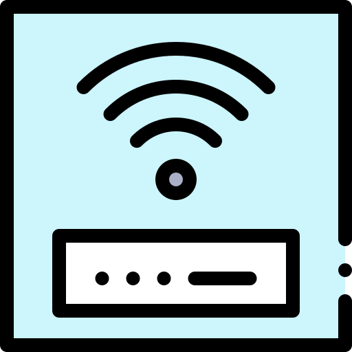 wi-fi Detailed Rounded Lineal color ikona