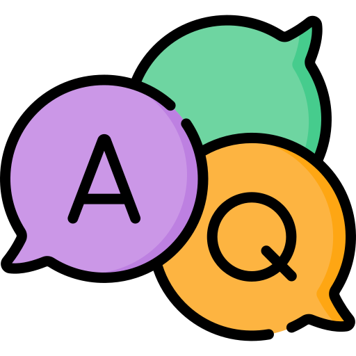 q &amp; a Special Lineal color icon