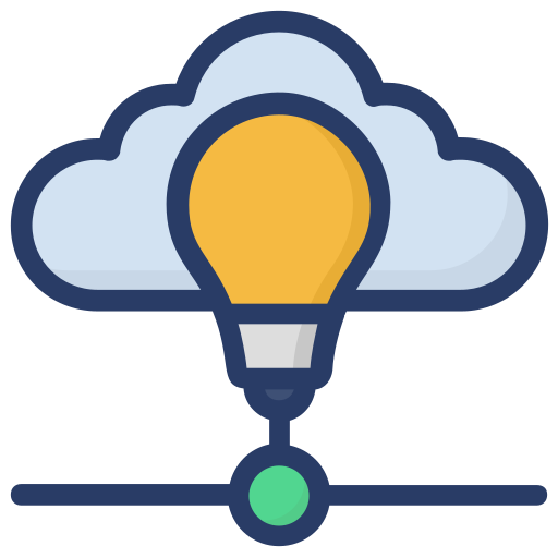 computación en la nube Generic Outline Color icono