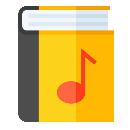 音楽本 Generic Flat icon