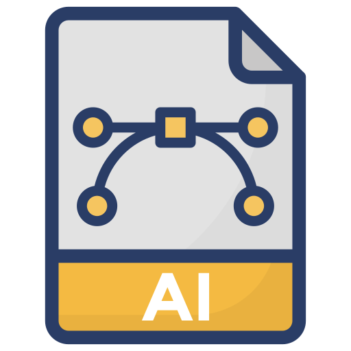 ai 파일 Generic Outline Color icon