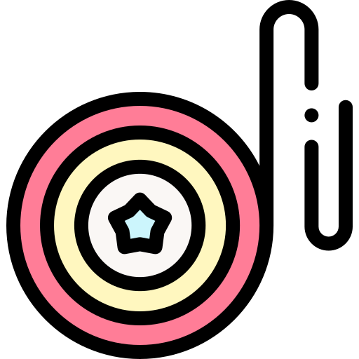 Yoyo Detailed Rounded Lineal color icon