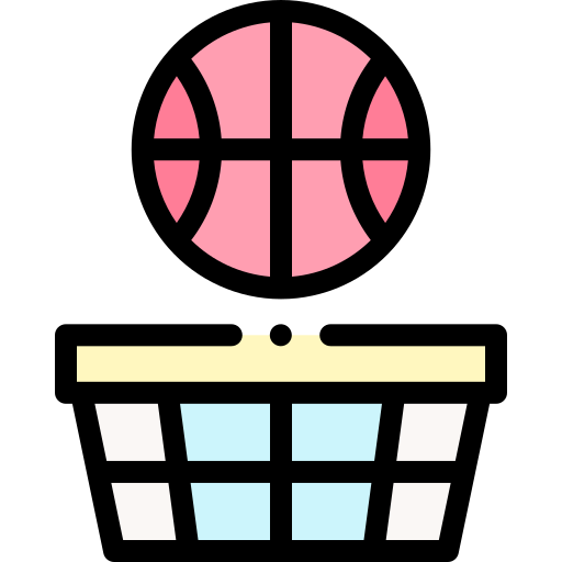 basket-ball Detailed Rounded Lineal color Icône