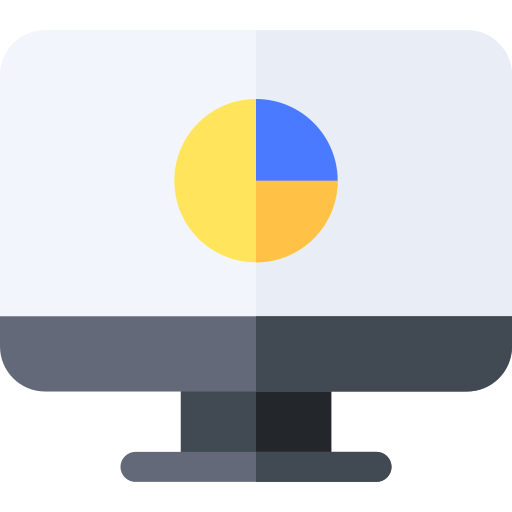 computer Basic Rounded Flat icon