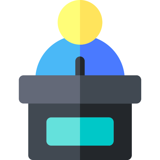 konferenz Basic Rounded Flat icon