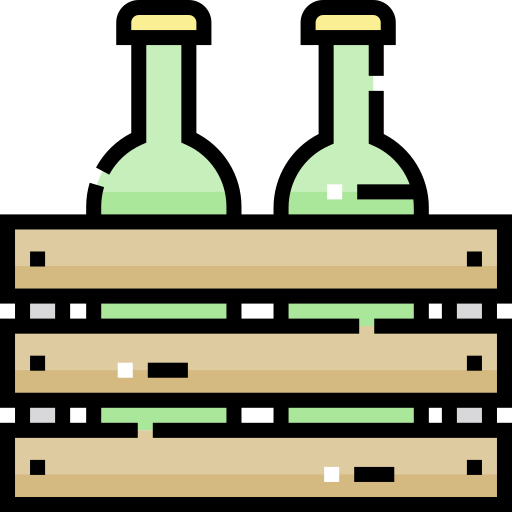 Bottle Detailed Straight Lineal color icon