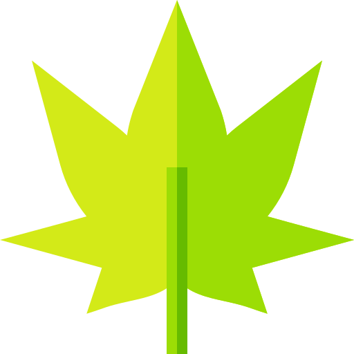 marijuana Basic Straight Flat icona