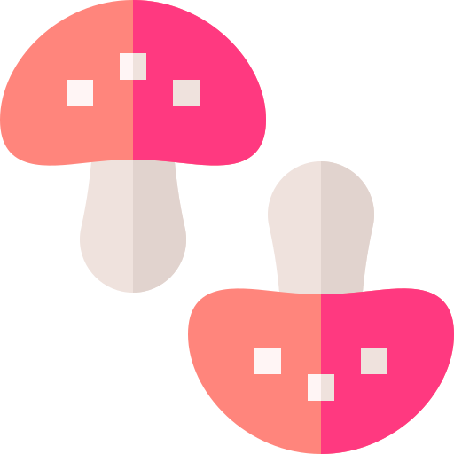 버섯 Basic Straight Flat icon
