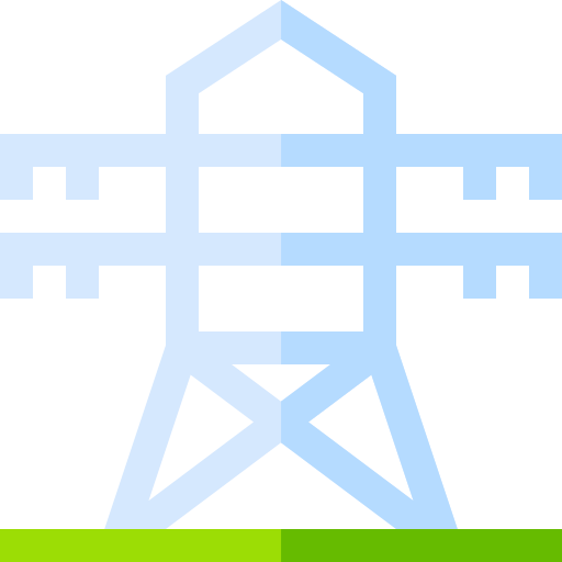 wieża elektryczna Basic Straight Flat ikona