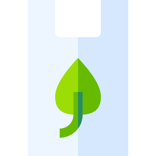 gerecycleerde plastic zak Basic Straight Flat icoon