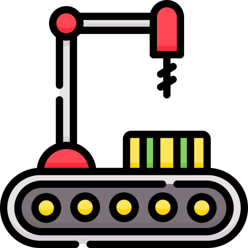 공장 기계 Special Lineal color icon