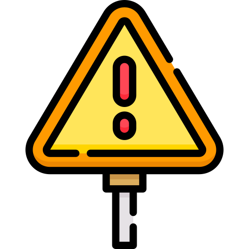 znak informujący o niebezpieczeństwie Special Lineal color ikona
