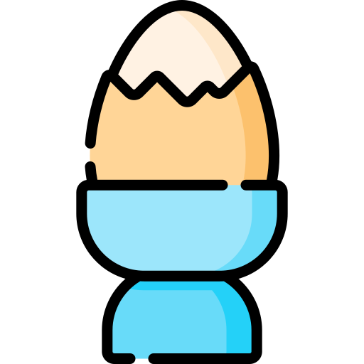 ugotowane jajko Special Lineal color ikona
