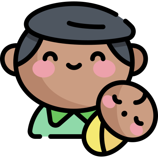 Father Kawaii Lineal color icon