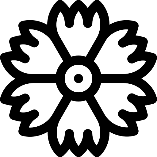 gaillardia Basic Rounded Lineal icona