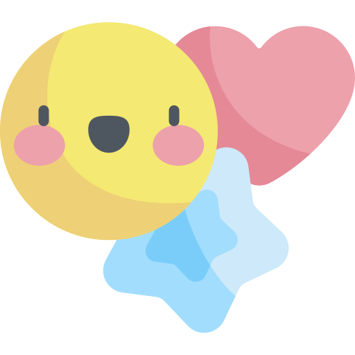 emojis Kawaii Flat Icône
