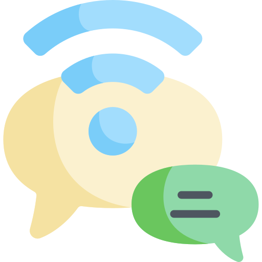 konversation Kawaii Flat icon