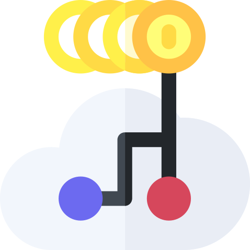 cloudbankieren Basic Rounded Flat icoon