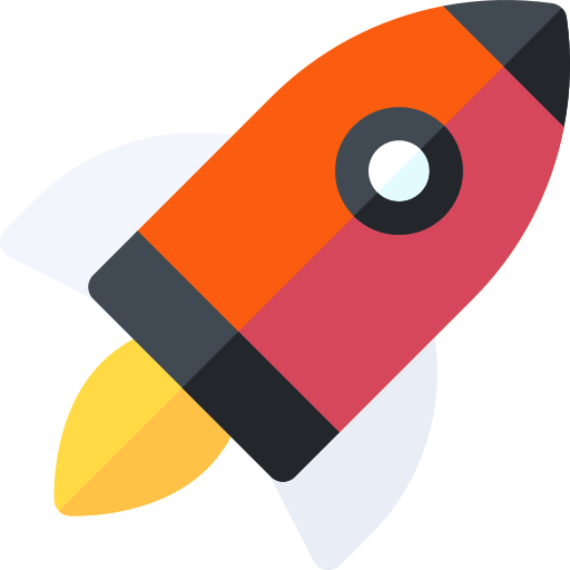 rakete Basic Rounded Flat icon