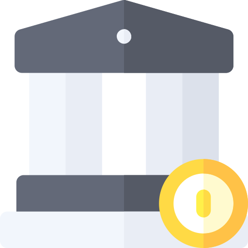 은행 Basic Rounded Flat icon