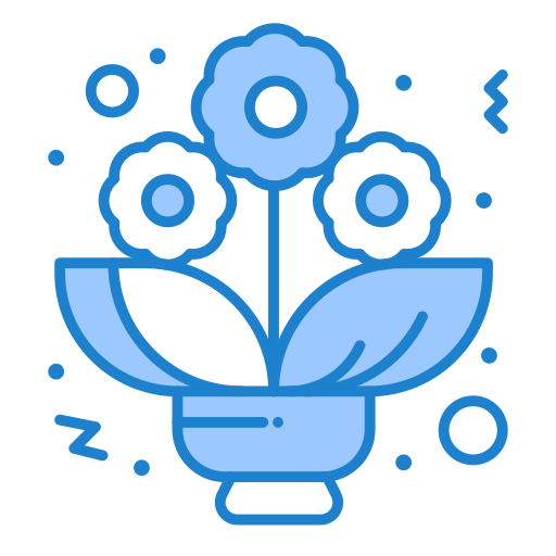 bouquet di fiori Generic Blue icona