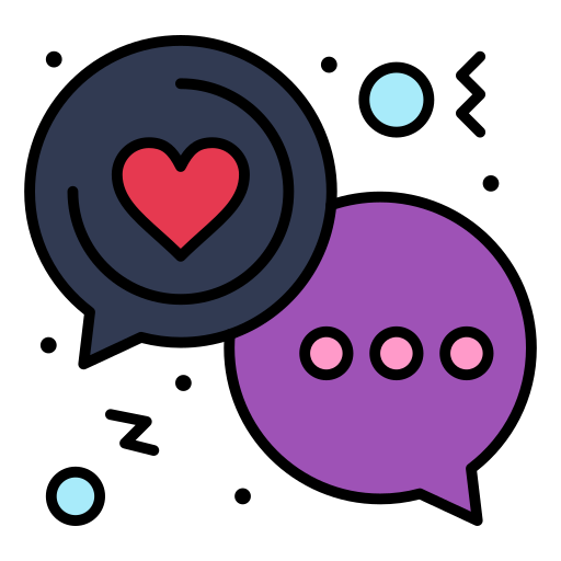 Chat Flatart Icons Lineal Color icon