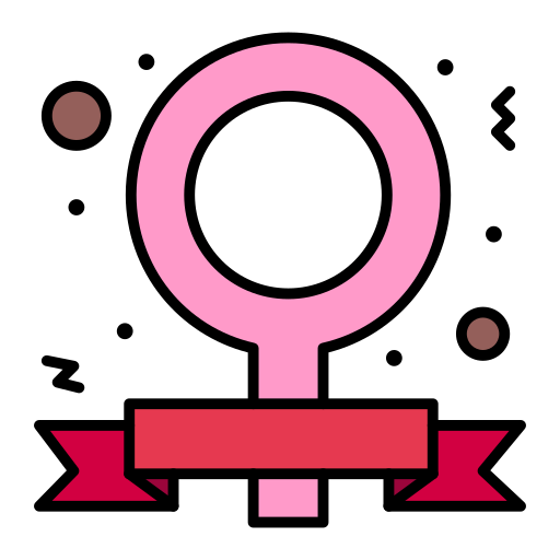 Feminism Flatart Icons Lineal Color icon