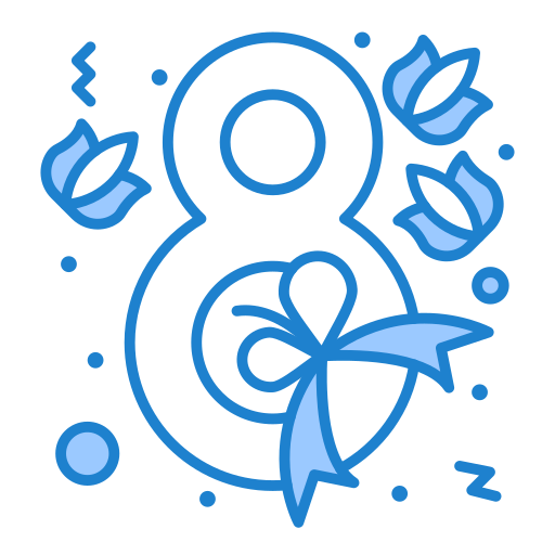 Womens day Generic Blue icon