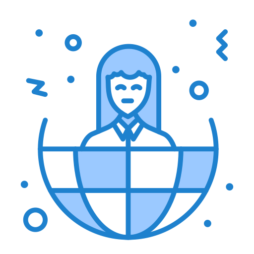 biznesmenka Generic Blue ikona