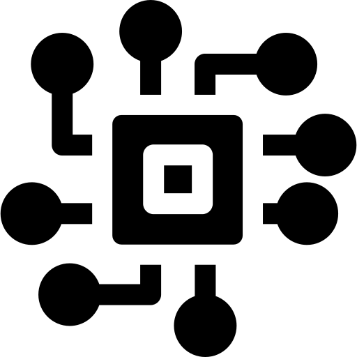 o circuito Basic Rounded Filled Ícone